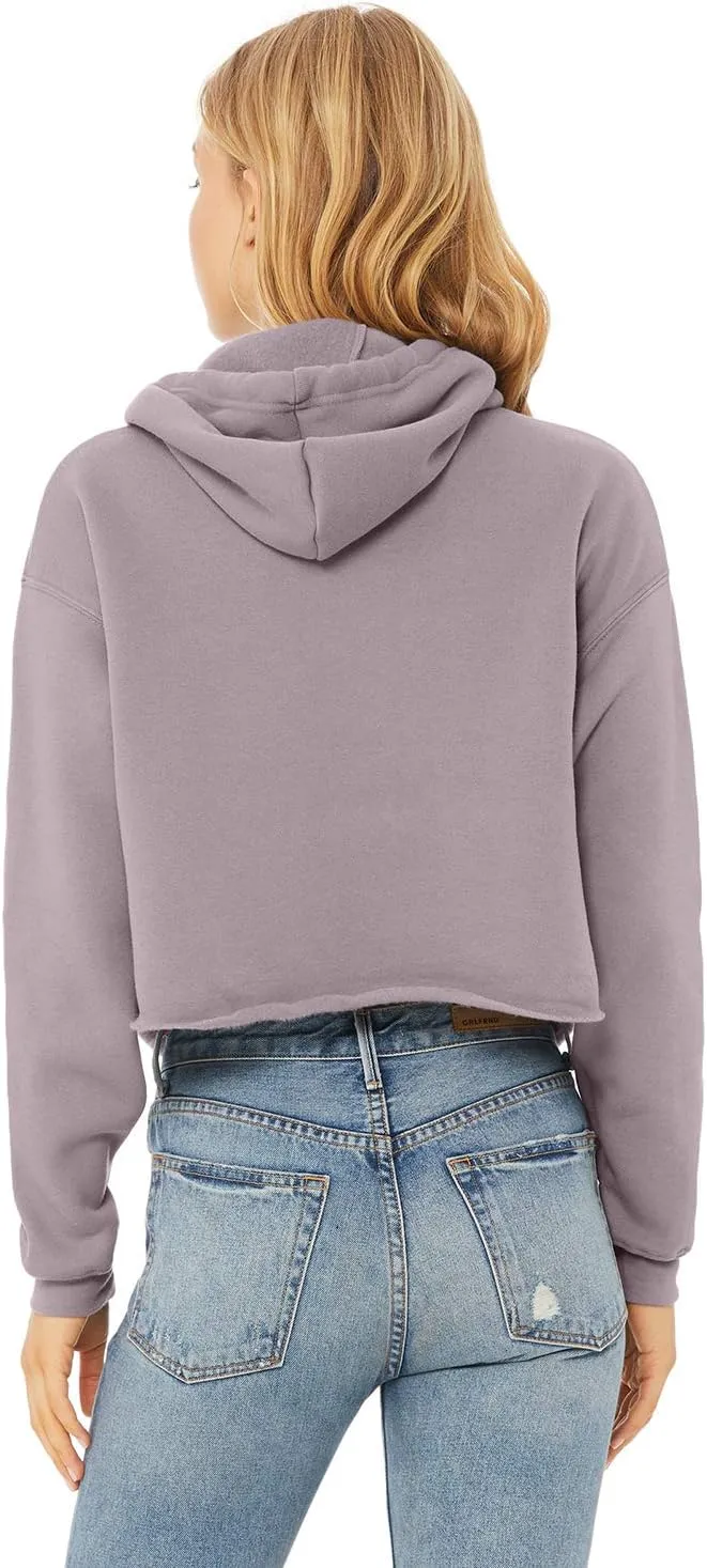 Bella Canvas B7502 Ladies Cropped Fleece Hoodie
