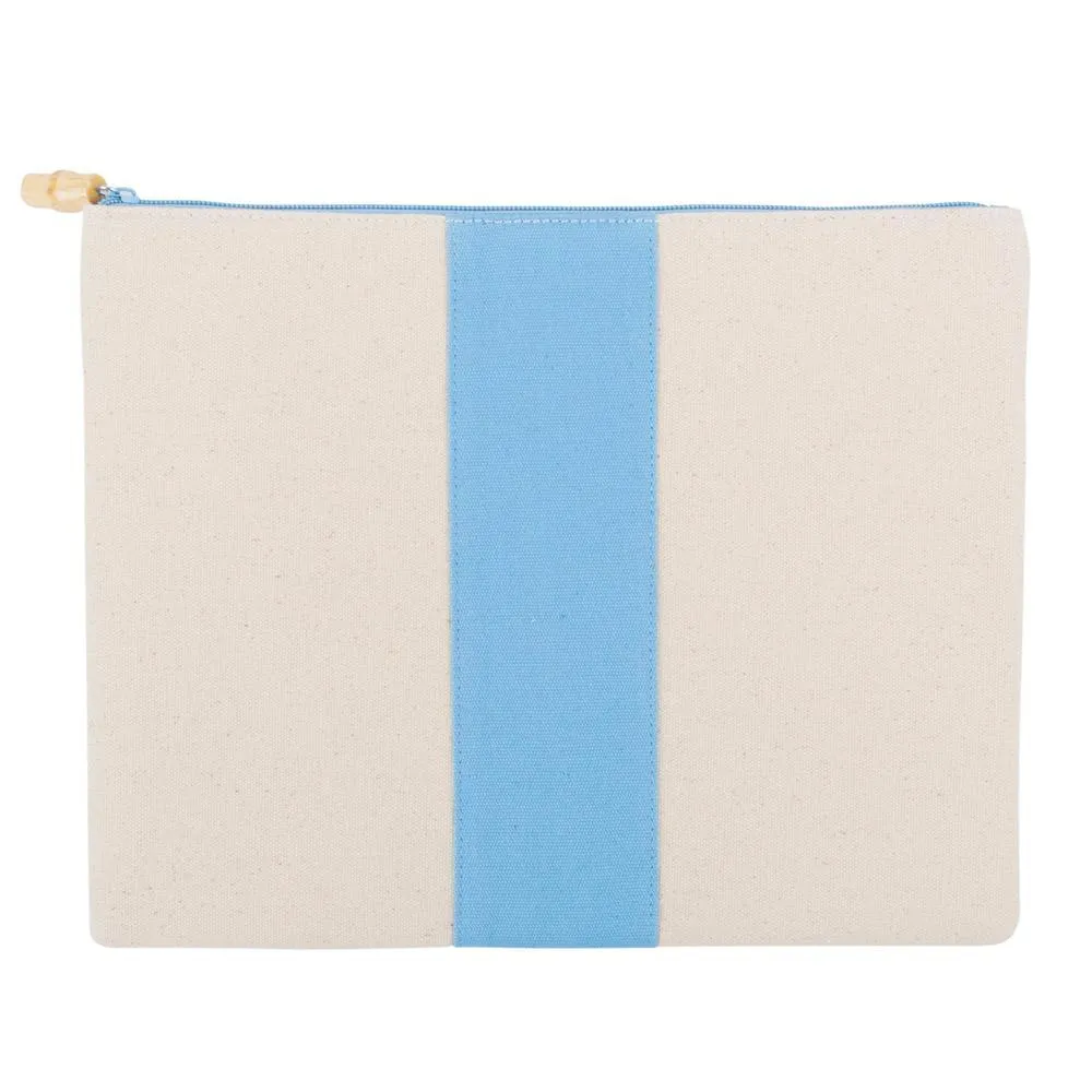 Canvas Flat Zipper Pouch