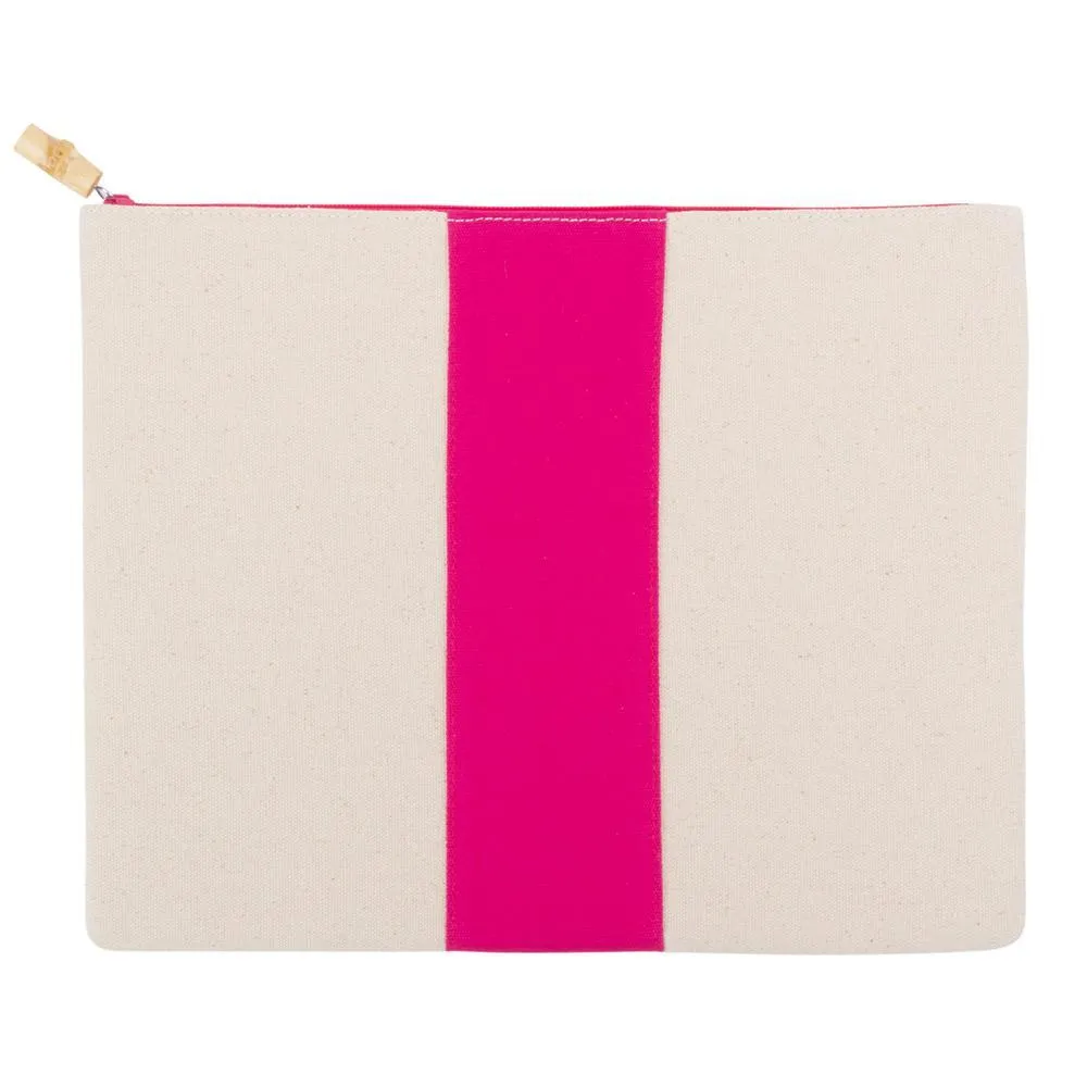 Canvas Flat Zipper Pouch