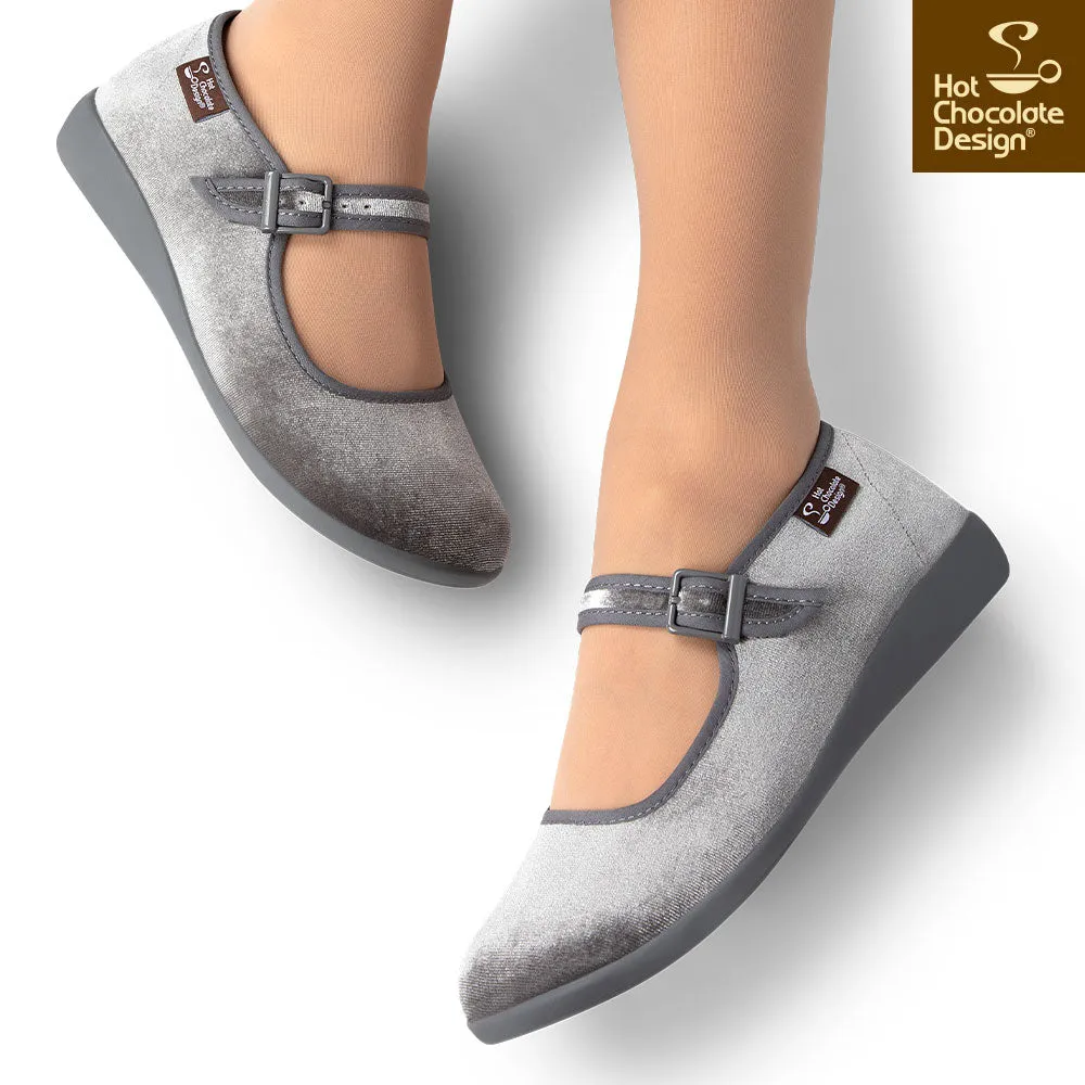 Chocolaticas® VELVET GIN Women's Mary Jane Flat