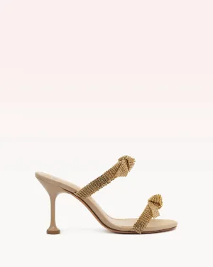 Clarita Crystal Mule 85 Beige