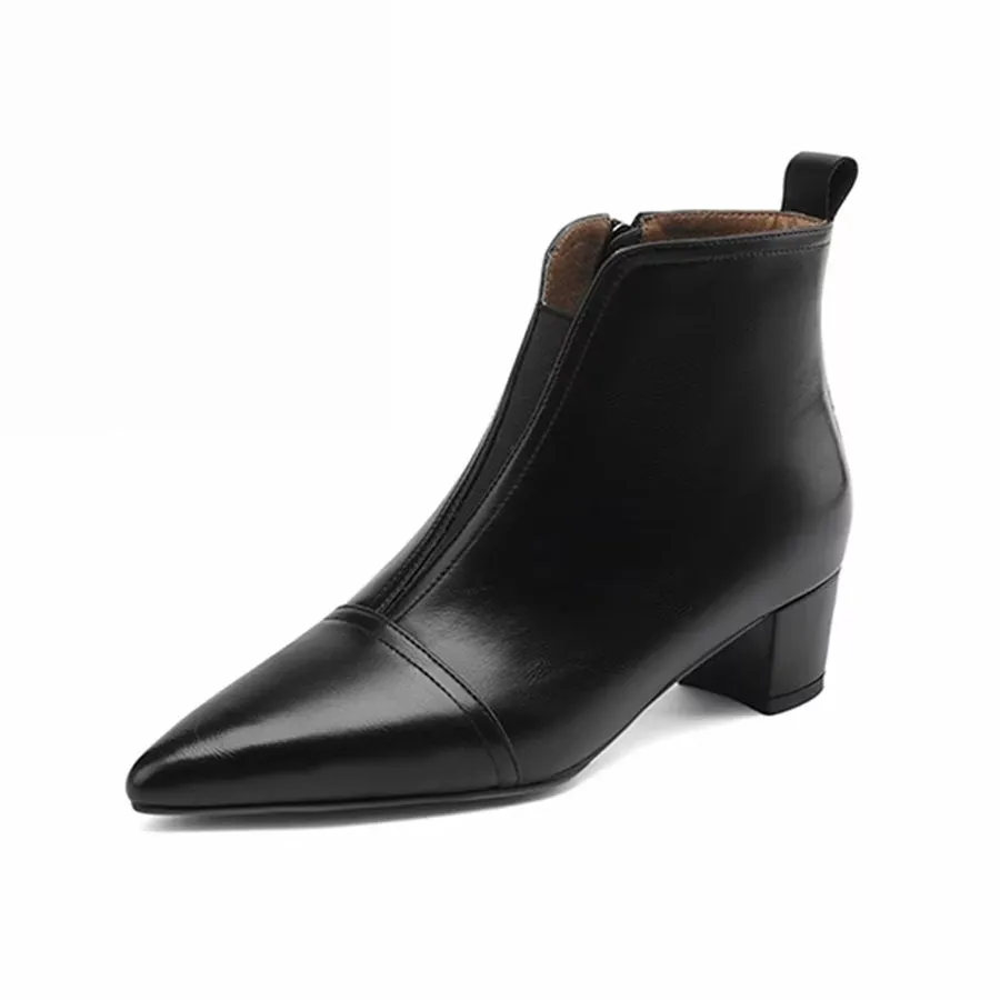 Ebonique Timeless Chic Ankle Boots