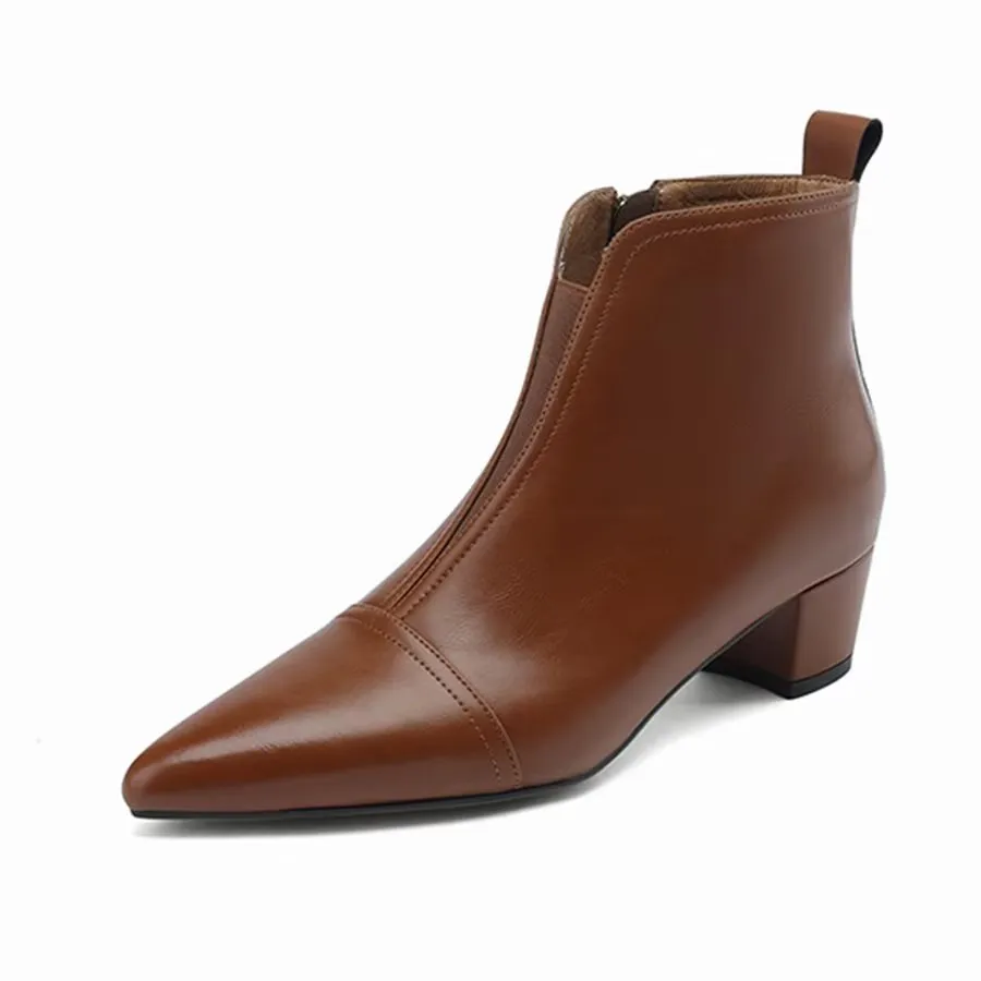 Ebonique Timeless Chic Ankle Boots