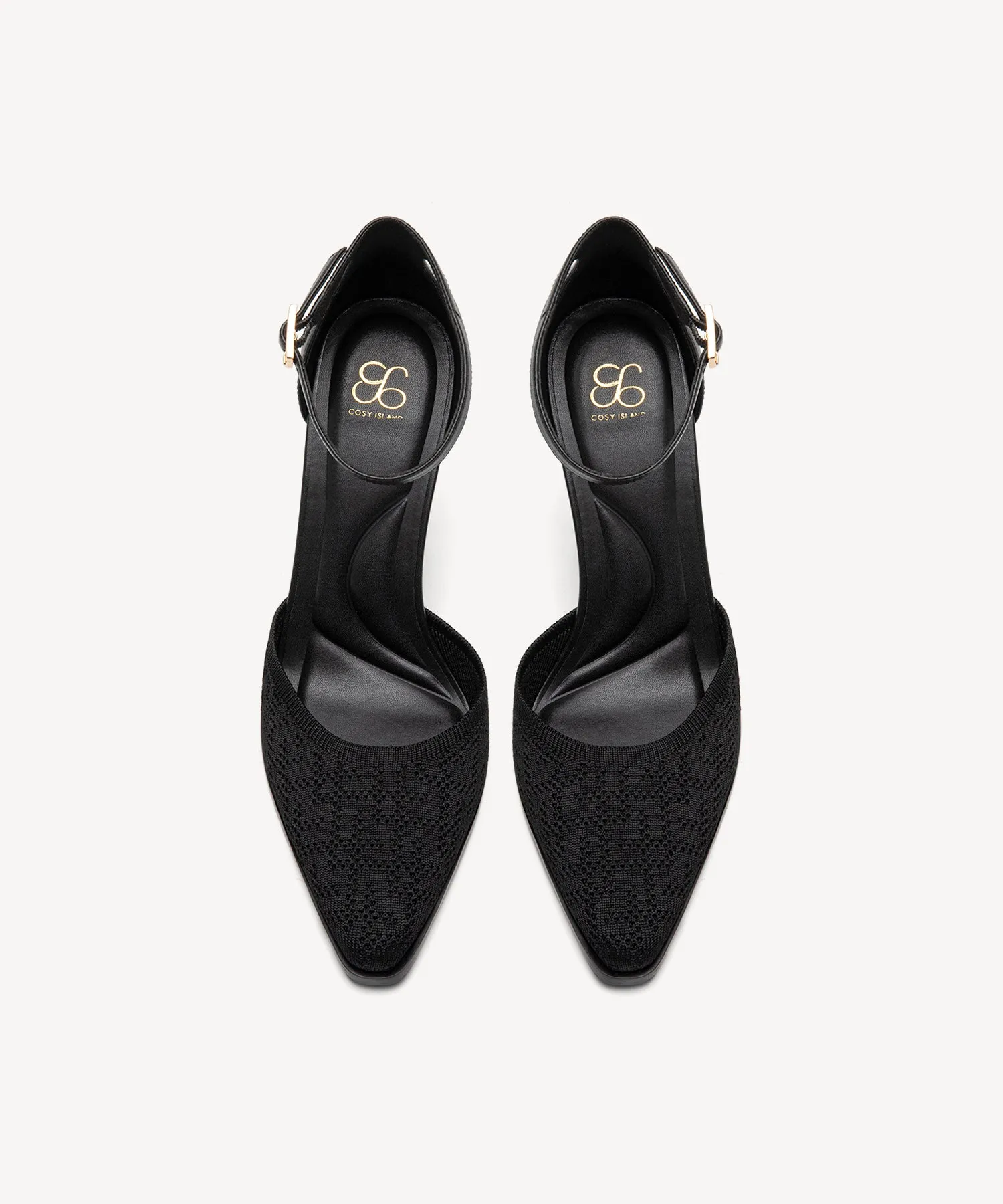 Elegant Luxe Block Heeled Pumps