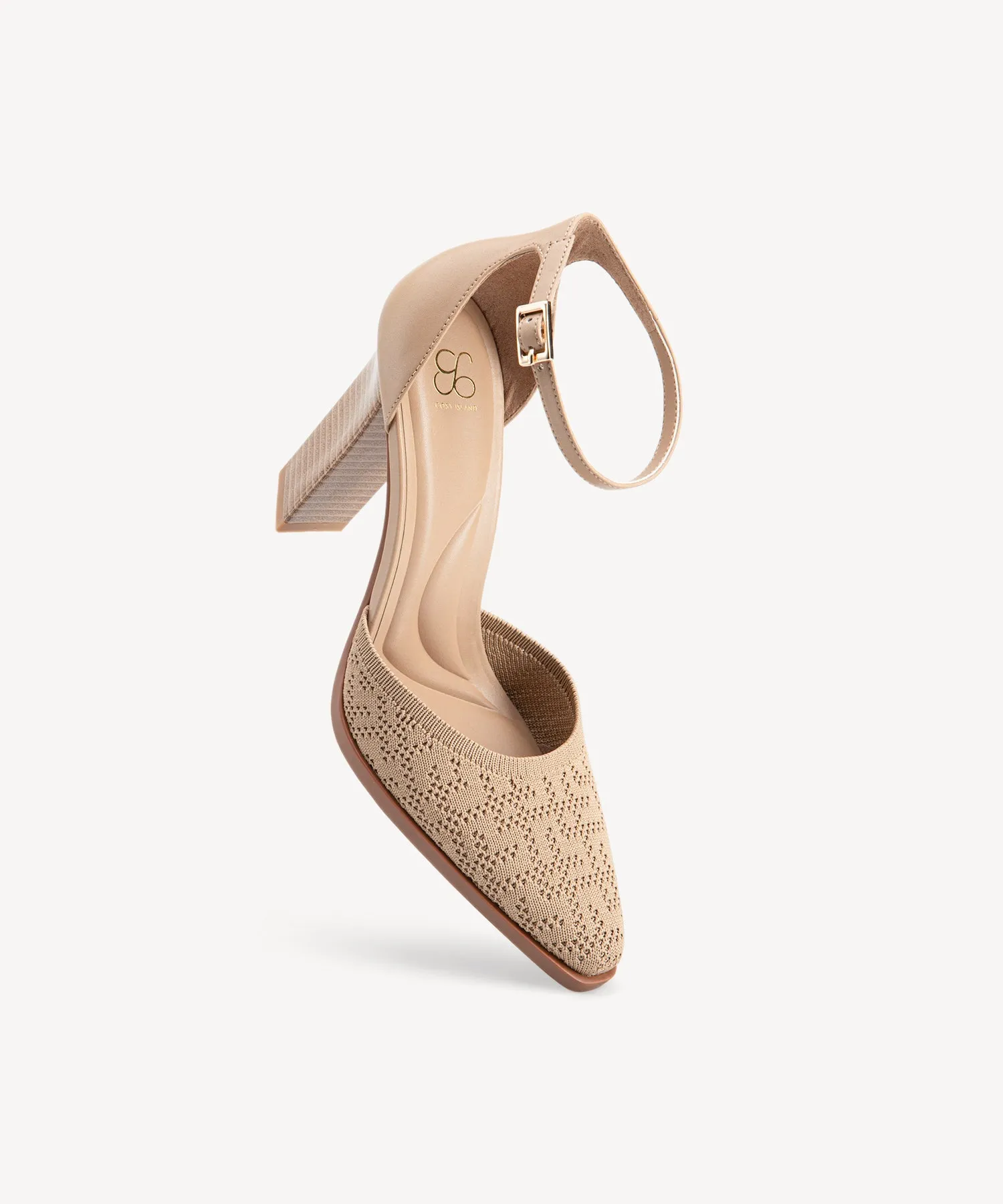 Elegant Luxe Block Heeled Pumps
