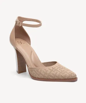 Elegant Luxe Block Heeled Pumps