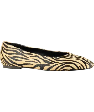 Mint Velvet Beige Codi Zebra Print Pumps UK 7 EU 40 👠
