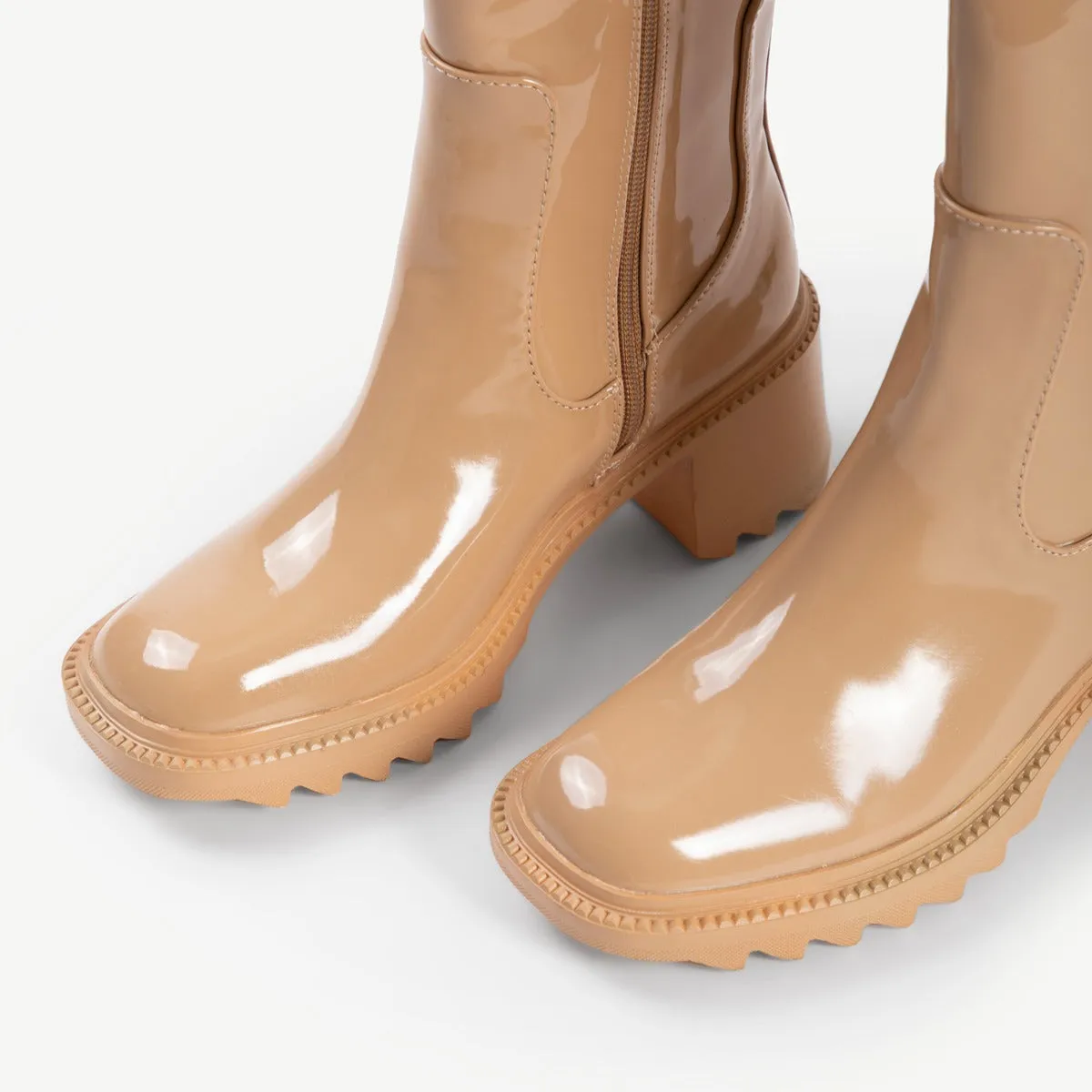 RAID Ennis Ankle Boot in Nude
