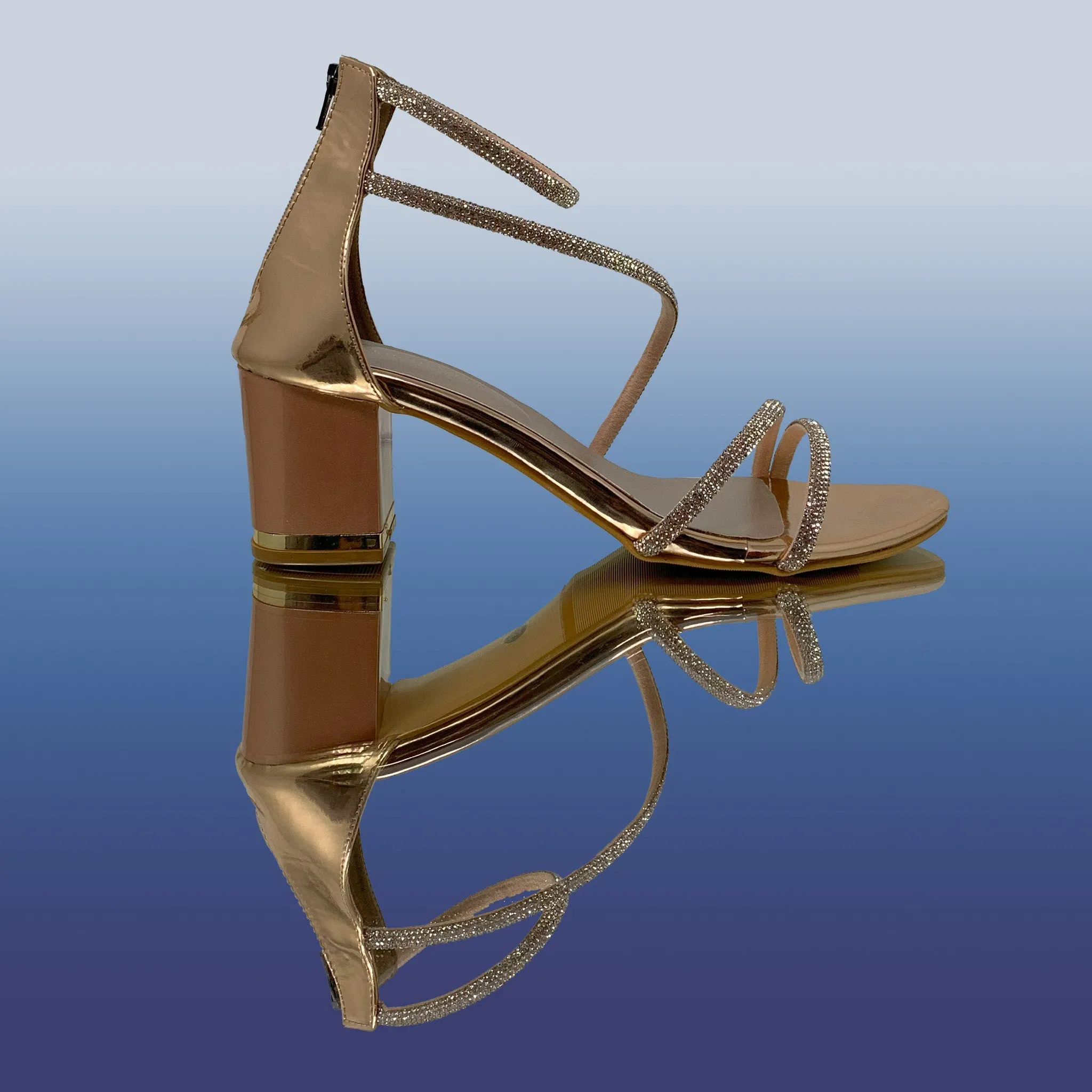 RoseGold Block Heels